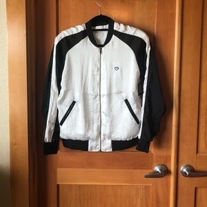 Spiritual Gangster satin feel bomber style jacket